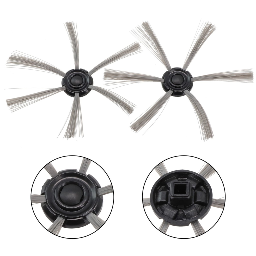 [สต็อก] 2 ชิ้นแปรงด้านข้างสําหรับอุปกรณ์เสริมสําหรับเครื่องดูดฝุ่น Isweep S320 CH