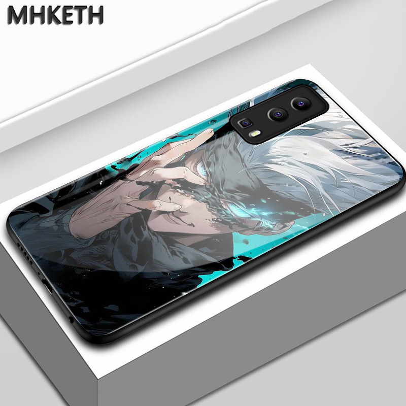 เคสสำหรับ VIVO Y72 5G Y52 5G Y75s 5G Y53s 5G Y76 5G เคสใหม่เคสป้องกันลายอะนิเมะยอดนิยมเคสโทรศัพท์กระจก