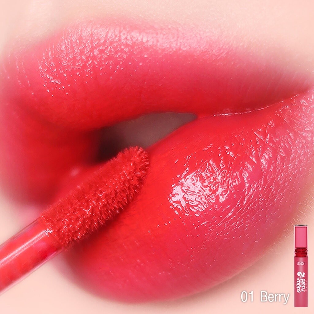 HOT🔥ลิปศศิ ชูการ์ รัช วอลลุ่ม ทู ลิป ทินท์ 2ก. Sasi Sugar Rush Lip Tint ทินท์ ศศิ ลิปเกาหลี