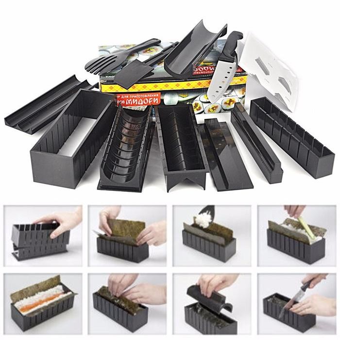 SUSHI Maker Professional 10 Set / สมบูรณ์ SUSHI MOLDS