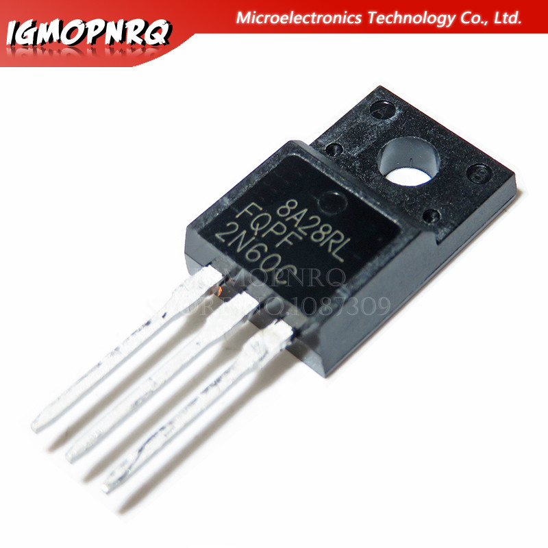 10pcs FQPF2N60C 2N60C 2N60 600V 2A MOSFET N-Channel ทรานซิสเตอร์ TO-220F ใหม่เดิม