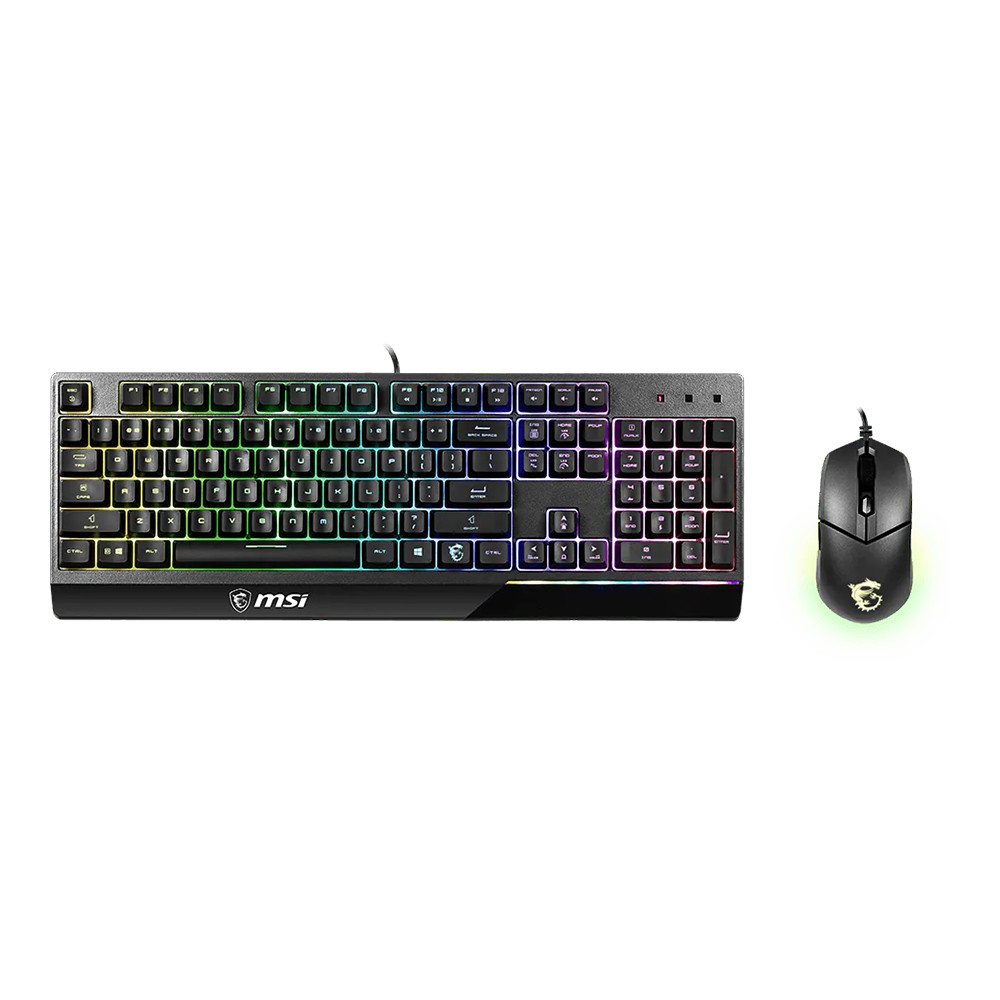 KEYBOARD & MOUSE (คีย์บอร์ดและเมาส์) MSI VIGOR GK30 - BLACK .