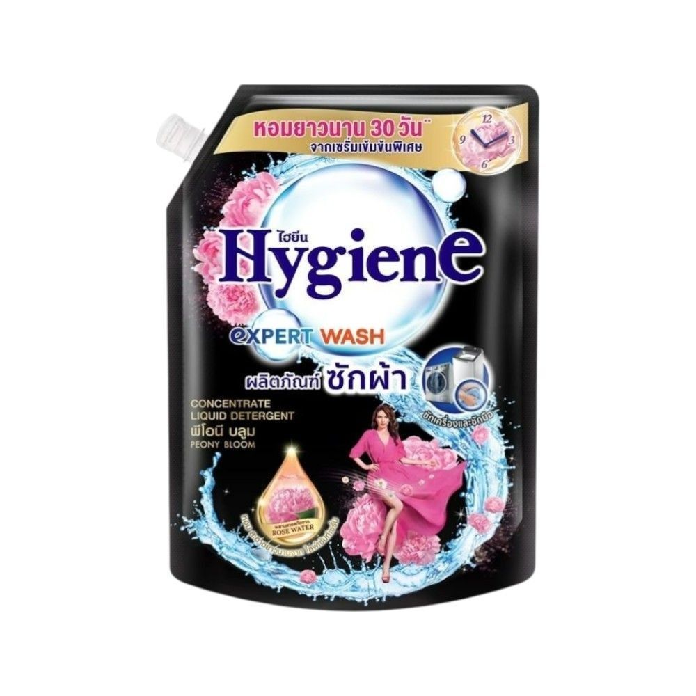 [สินค้าส่งด่วน] ไฮยีน น้ำยาซักผ้า พีโอนี บลูม 1400 มล.