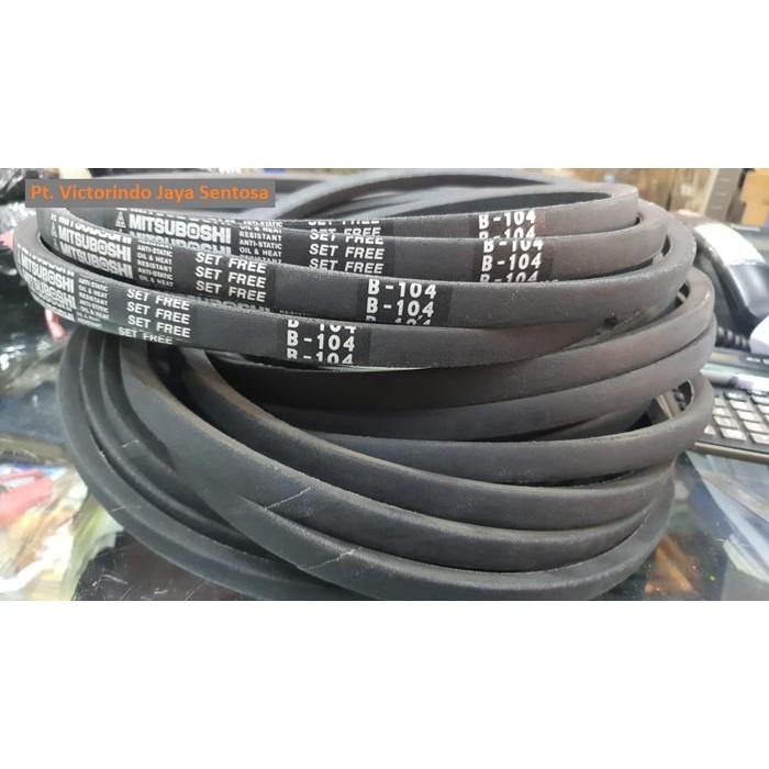สายพานพัดลม สายพานพัดลม Mitsuboshi B 104, B104 หรือ B-104