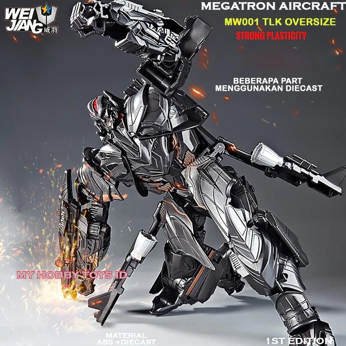 TRANSFORMERS WEIJIANG MW001 MEGATRON AIRCRAFT ACTION FIGURE READYY