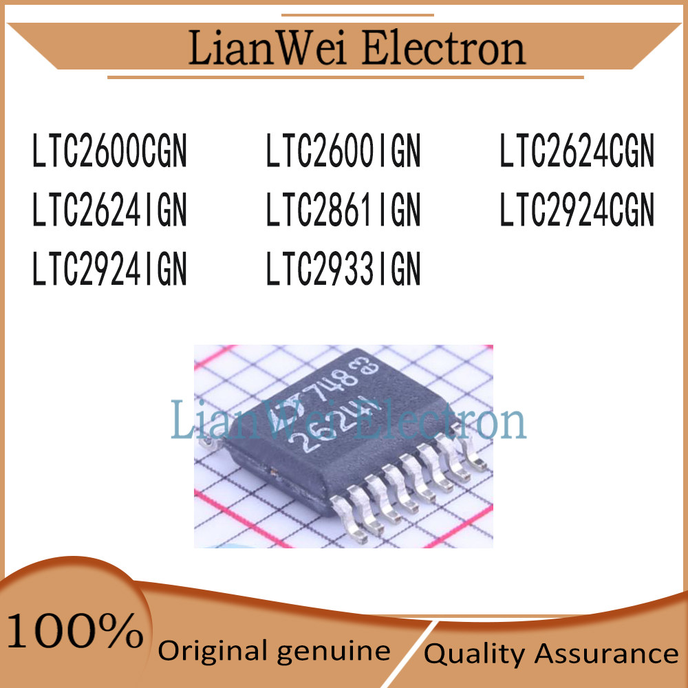LTC2600CGN LTC2600IGN LTC2624CGN LTC2624IGN LTC2861IGN LTC2924CGN LTC2924IGN LTC2933IGN ชิปเซ็ต IC S