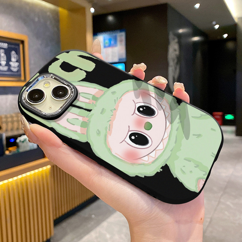 เคสสำหรับ OPPO Reno 13 5G Reno 13F 4G Reno 13F 5G เคสโทรศัพท์สัตว์ประหลาดน่ารักกันกระแทกกลมและอ้วน - รูปที่ 5