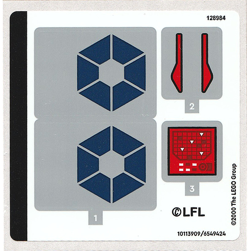 Brick2cube Part - Sticker Sheet for Set 75435 - (10113909/6549424) - 75435stk01