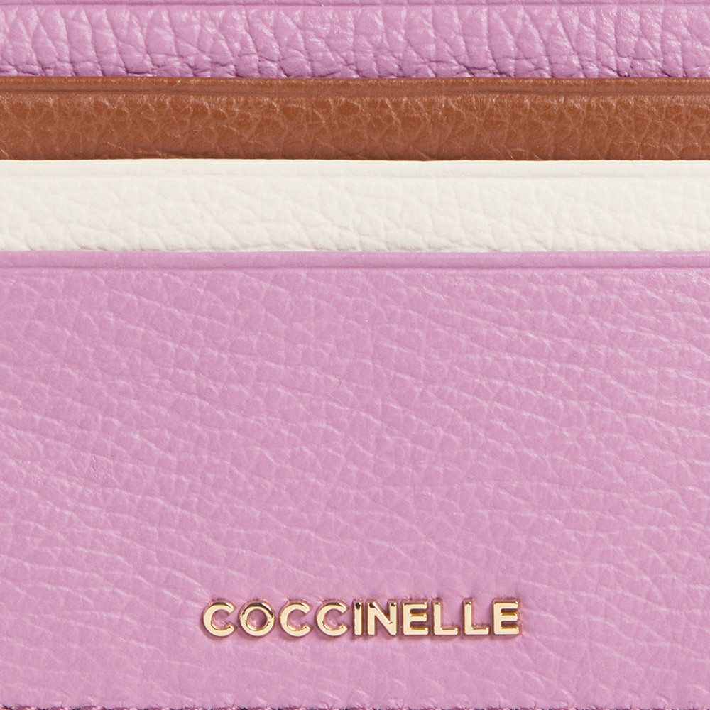 Coccinelle حافظة بطاقات Metallic Tricolor — صورة 4
