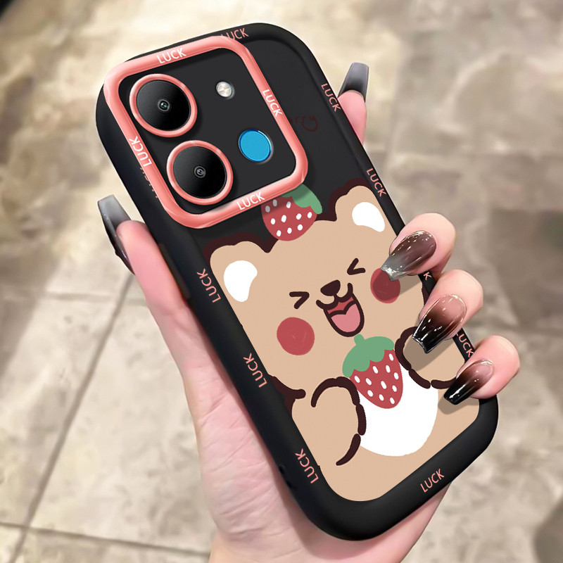 เคสสำหรับ Infinix Smart 7 Tecno POP 7 4G POP 7 Pro 4G เคสโทรศัพท์หมีกระต่ายซิลิโคนกันกระแทก ราคา ถูกที่สุด ดีลบีเคเค แกลเลอรีภาพที่ 5