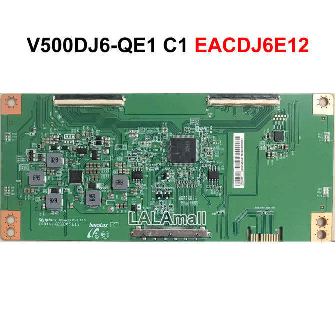 1ชิ้นTCONคณะกรรมการV500DJ6-QE1 C1 EACDJ6E12 E88441 IN8208AชิปทีวีT-CON Logic Board