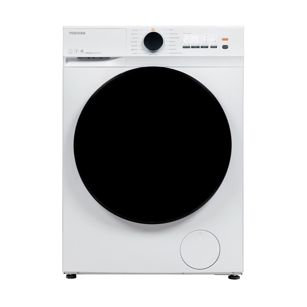 TOSHIBA เครื่องซักผ้าฝาหน้า TW-T21BU80UWT(WW) 7 กก. สีขาว อินเวอร์เตอร์ จัดส่งโดย HomePro