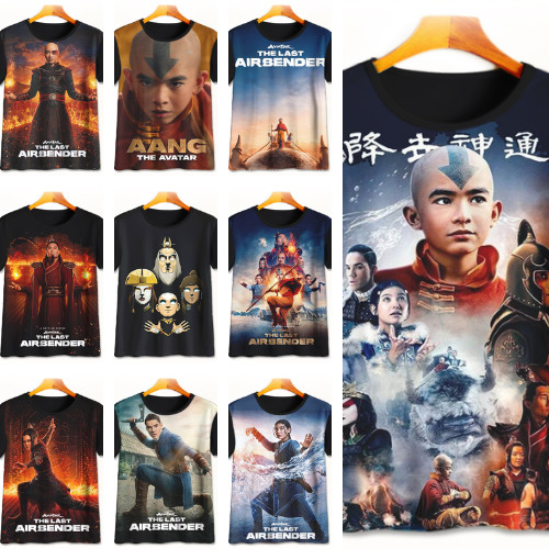 Avatar The Last Air Bender 3D Cool เสื้อยืด | เสื้อยืด The Last Air Bender Cinema Avatar | Avatar Th