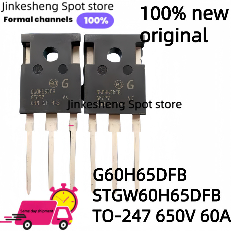 5PCS-10-30PCS 100% ใหม่ Original G60H65DFB STGW60H65DFB TO-247 650V 60A ใหม่และต้นฉบับในสต็อก