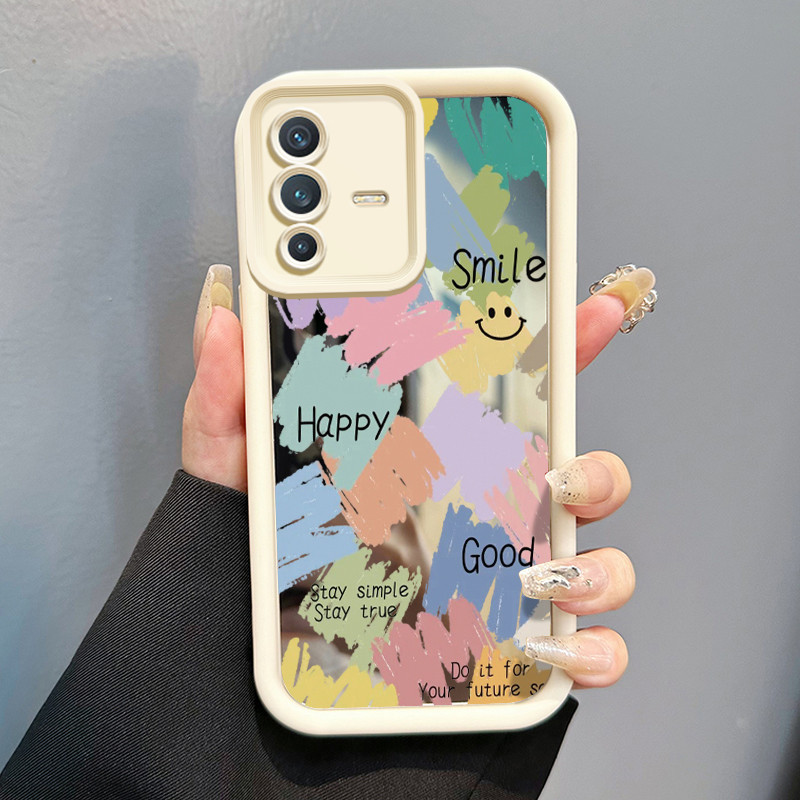 VIVO V23 5G V23i 5G V23E 4G V23E 5G Y75 4G Case Casing Semoga pattern ผลิต HP Case Cesing mirror Cas