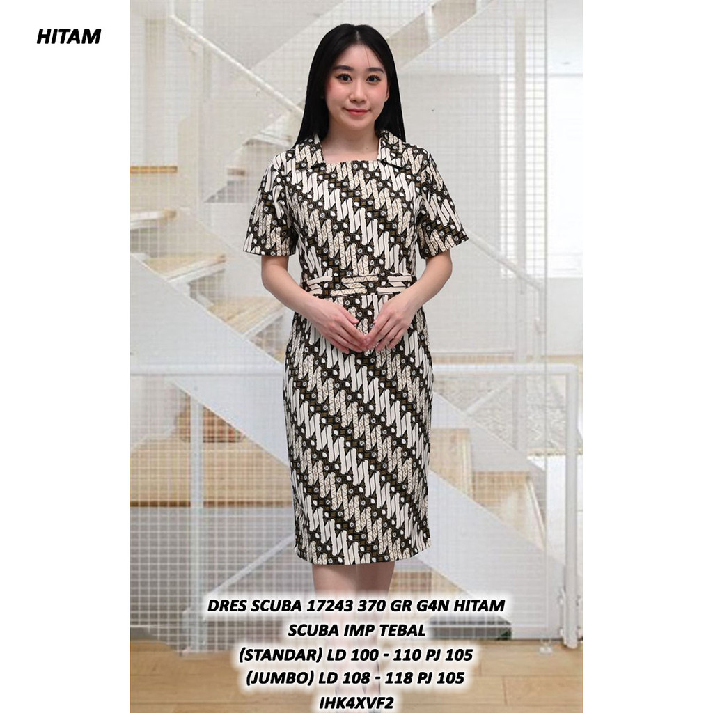 SCUBA DRESS 17243 370 GR G4N STOCK ACCORDING TO UPDATE และ UPDATE