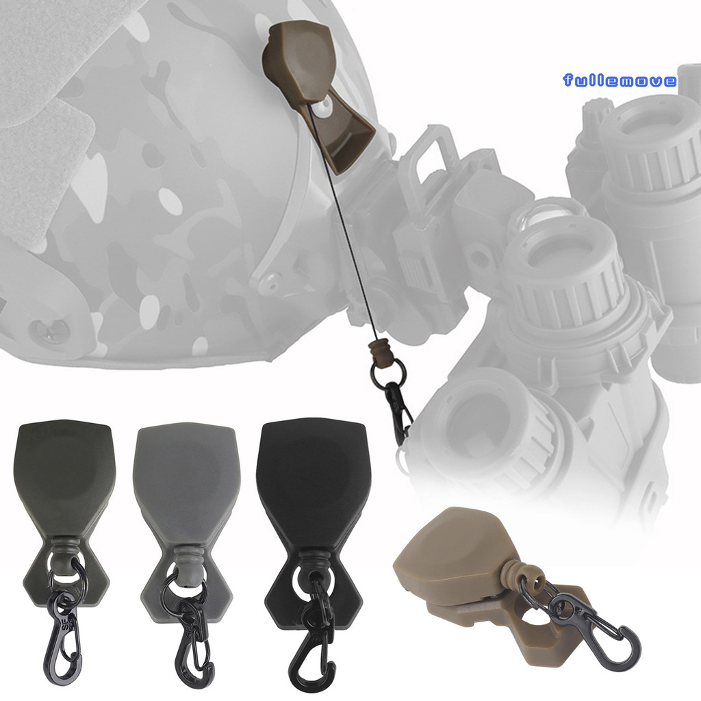 Fullemove NVG Anti-lost Lanyard 360 องศาหมุนหมวกกันน็อค Mount Night Vision Goggles Telescopic เชือกส