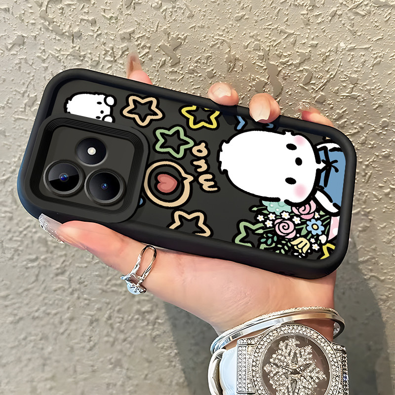 Realme C53 C55 C51 Realme Narzo N53 Narzo N55 Note 50 Note 60 Note 60X Case Softcase เคสลายอุ้งเท้าแ