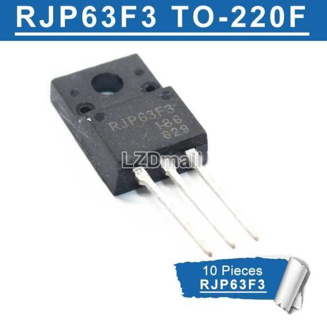 10pcs RJP63F3 RJP63F3A TO-220F Liquid Crystal Plasma MOSFET ใหม่เดิม