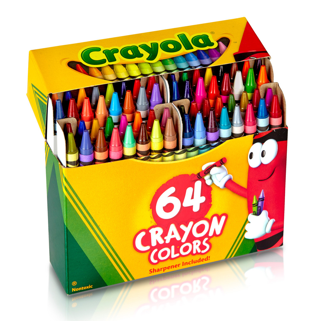 Crayola 64Ct. Classic Crayons  เครโยล่า สีเทียน 64สี คลาสสิค 52-0064