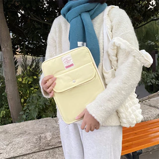 Chaichaishop🌼พร้อมส่ง♡ กระเป๋าใส่ไอแพด🍎ช่องหน้าpvcใส👀 กันน้ำ ใส่ของได้ มีช่องแยก น่ารักมาก ใส่ไอแพดได้ทุกรุ่นไม่เกิน11"