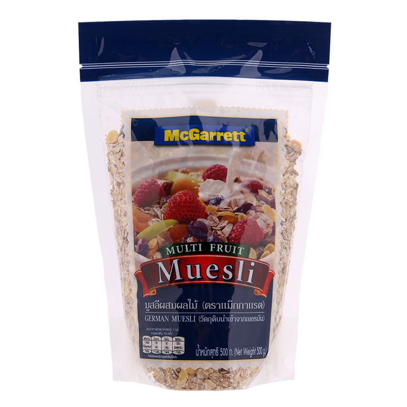 MCGARETT แม็กกาแรตมูสลีผสมผลไม้ 500กรัม [8850358372838]