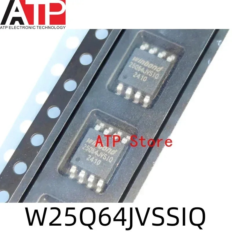 10-100PCS 100% ใหม่ Original W25Q64JVSIQ 25Q64JVSIQ W25Q64JVSIQ SOP-8 แฟลชหน่วยความจําชิป IC