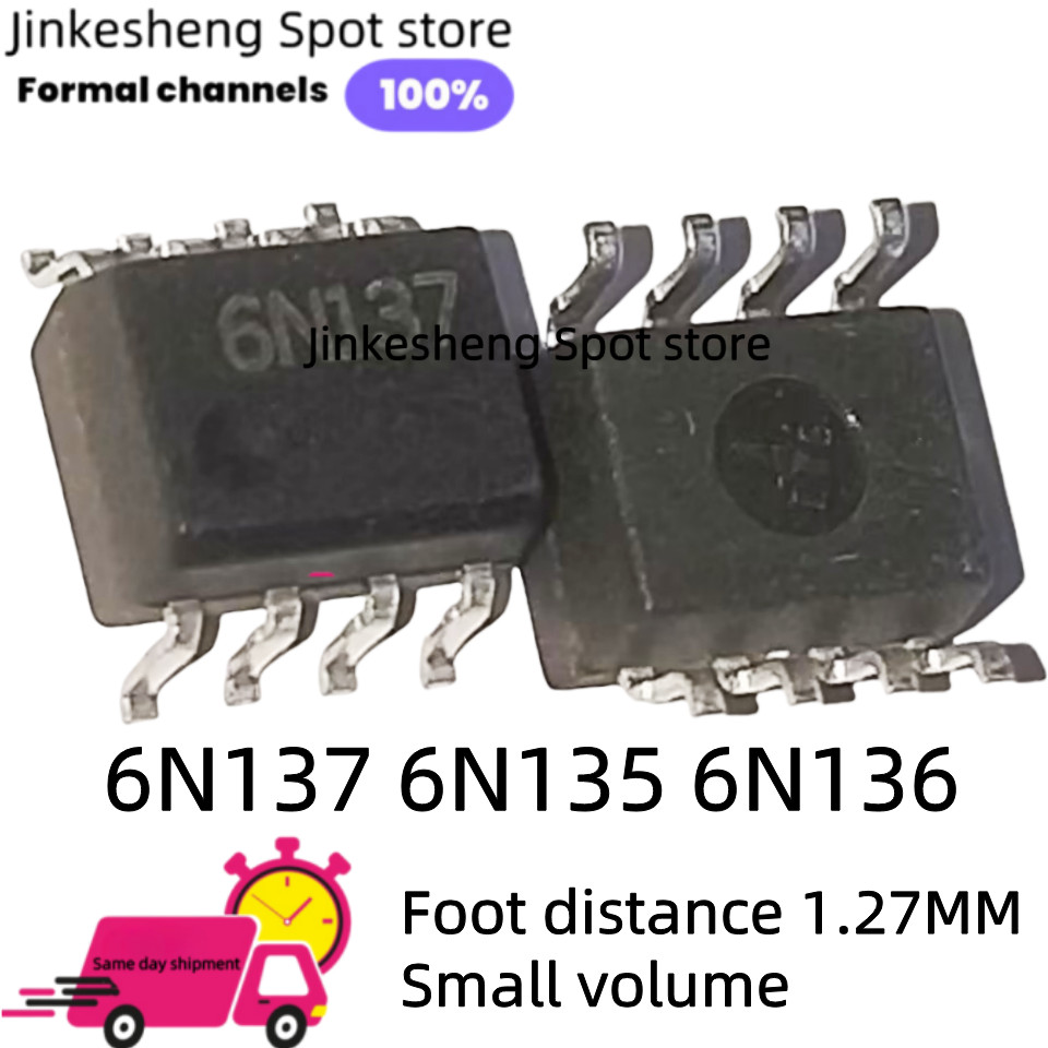10 ชิ้น/ล็อต 6N137SD 6N137S 6N137 6N136 6N135 SOP-8 ใหม่ original ในสต็อก