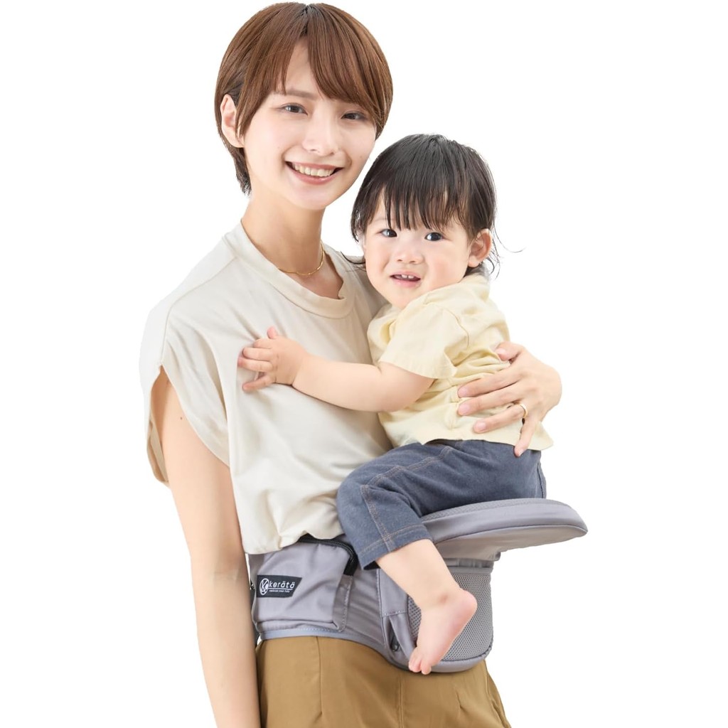 Kerata HipGo Folding Hip Seat Baby Carrier – Compact & Lightweight – Ship from Japan