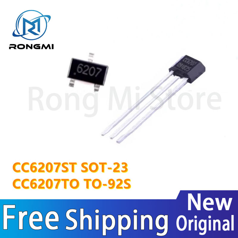 50 ชิ้น CC6207ST 6207 SOT-23 CC6207TO CC6207 TO-92S IC Chips ในสต็อก ขายส่ง จัดส่งฟรี