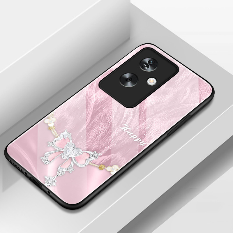 เคสสำหรับ OPPO A79 5G A2 5G เคสโทรศัพท์กุทัณฑ์เปลือกแก้วซิลิโคนกันกระแทก