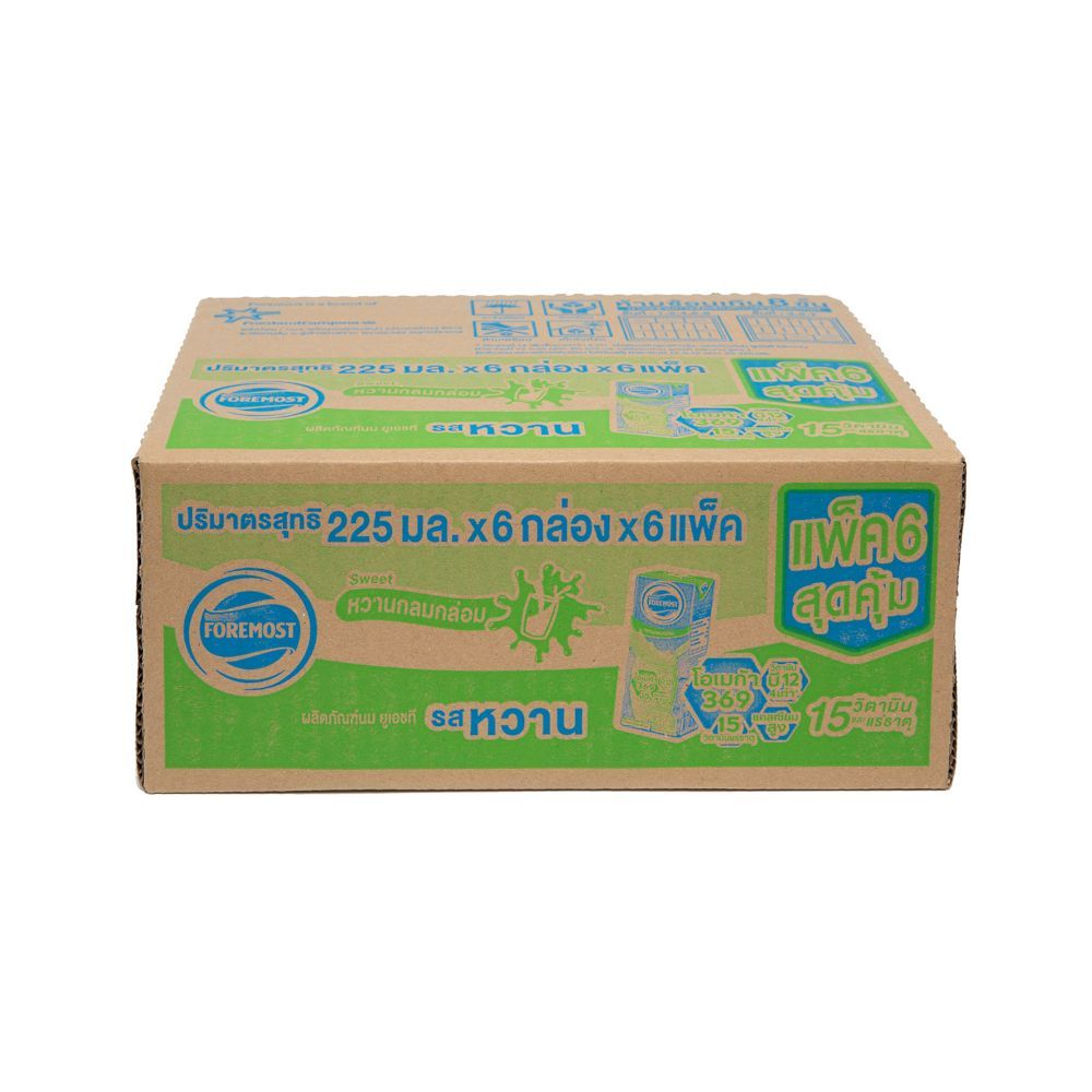 โฟร์โมสต์นมยูเอชทีรสหวาน225มล. แพ็ค 36