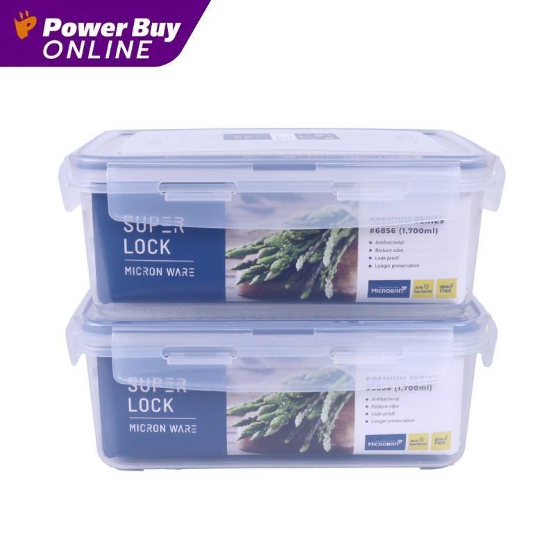SUPER LOCK Premium Series กล่องถนอมอาหาร (1700 มล.) รุ่น 6856