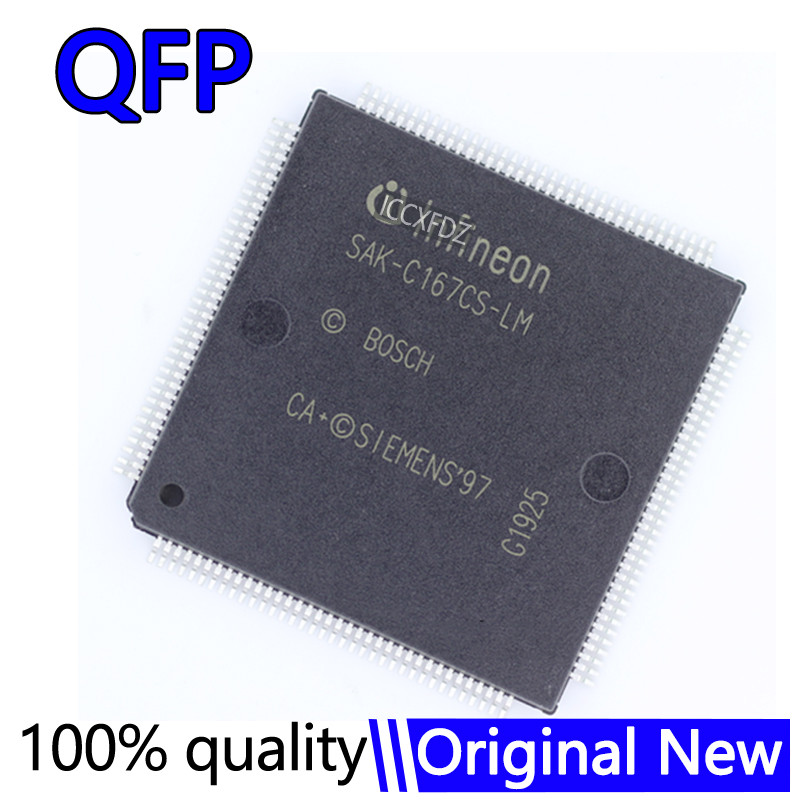 SAK-C167CS-LM SAK C167CS LM QFP IC MCU 16BIT QFP-144 100% ใหม่ IC ในสต็อก MCU ชิป