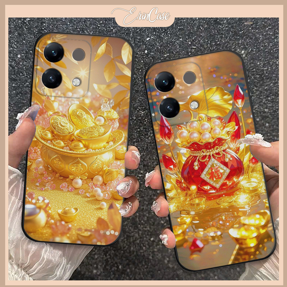 เคส Xiaomi Poco X6 / X6 Pro / X6 Neo พร้อมนําโชค ลายกระเป๋าโชคลาภ