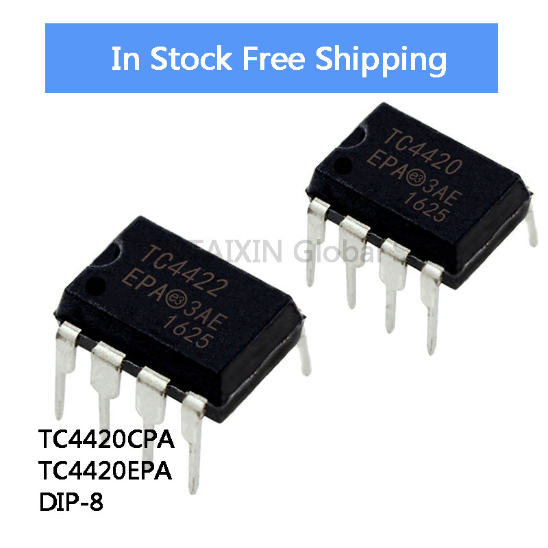 5-10 ชิ้น TC4420 TC4420CPA TC4420EPA DIP-8 ชิป IC ในสต็อกขายส่ง
