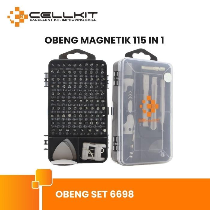 CELLKIT 6698 115 In 1 ชุดไขควงแม่เหล็ก