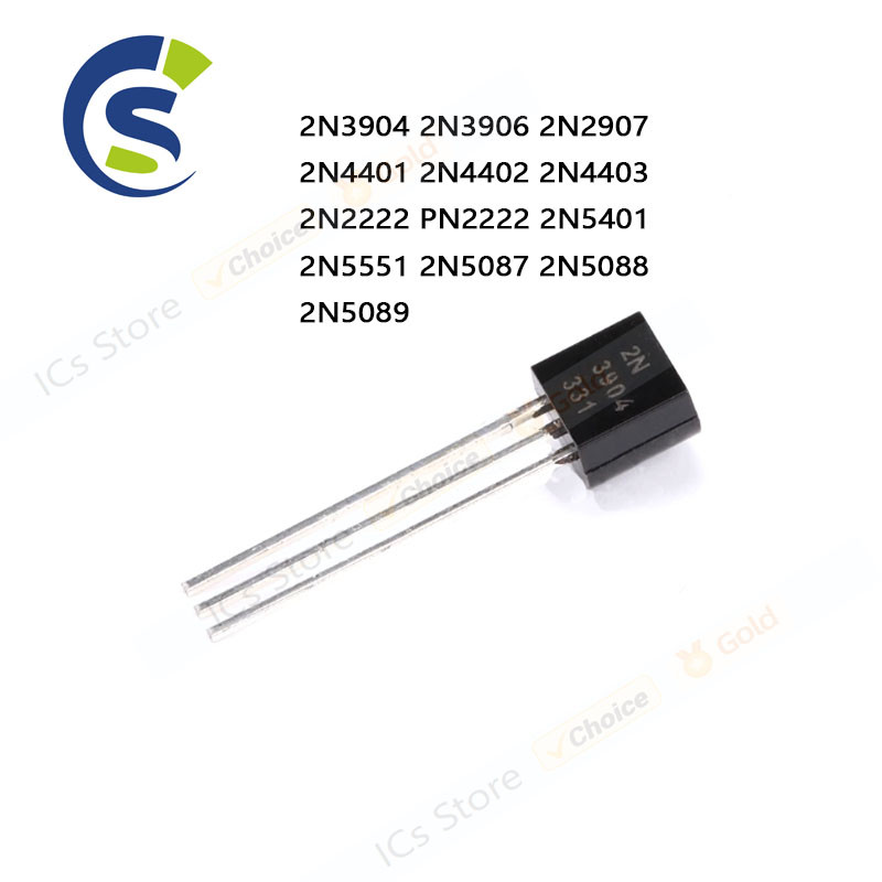 10-50pcs ทรานซิสเตอร์ TO-92 2N3904 2N3906 2N2907 2N4401 2N4402 2N4403 2N22 PN22 2N5401 2N5551 2N5087