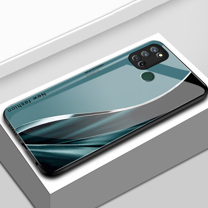 เคสสำหรับ Realme 7i C17 7 5G 7 Pro เคสโทรศัพท์เส้นเปลือกแก้วกันกระแทก