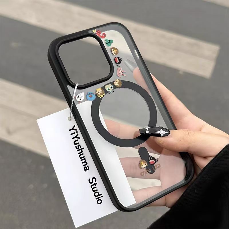 รุ่นล่าสุด Q Magnetic Animal Case Hp Samsung A16 A06 5G A07 A17 5G A36 A56 S25 A15 A55 A54 A26 A35 S