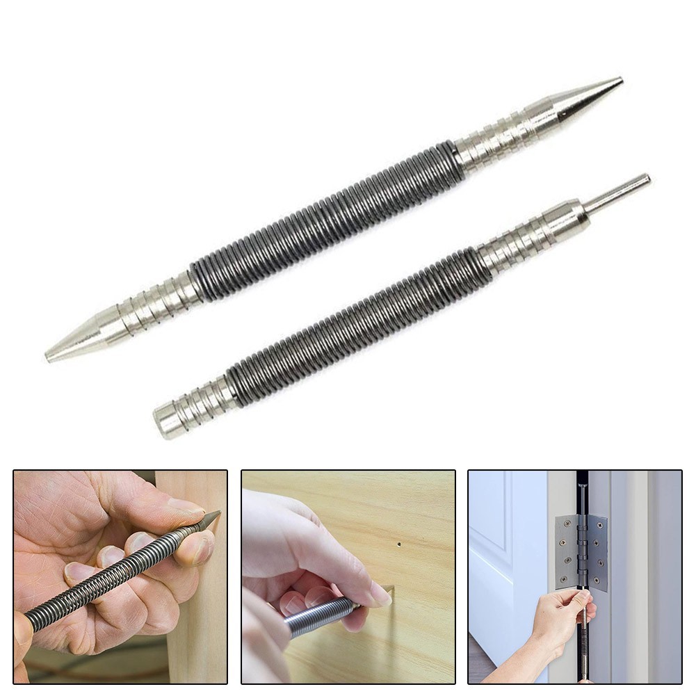 【PEAH】Dual Head Spring Nail Set Tool 3500 PSI บานพับ Pin Nail Remover สําหรับใช้งานง่าย