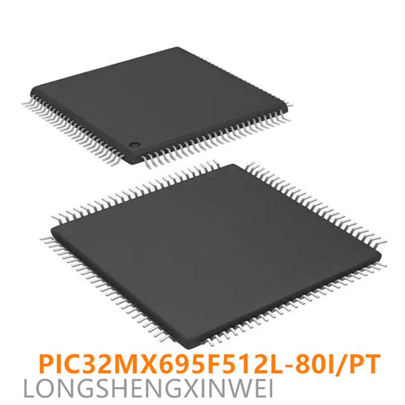 SHDJ-1PCS PIC32MX695F512L 80I/PT PIC32MX695F512L MCU QFP100 ใหม่ IC เดิม