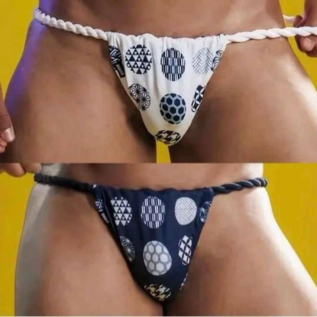 【Direct from Japan】EGDE Edge WAMON Japanese Crest T-back Fundoshi Low-Rise ไซส์ S-M【Japan Exclusive】