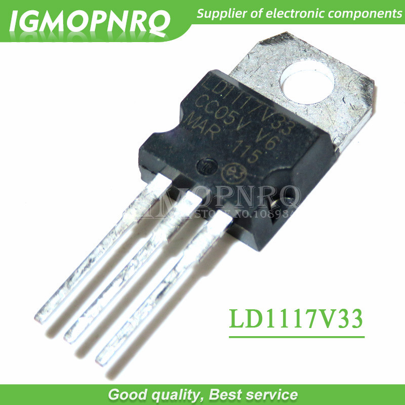 10 ชิ้น/ล็อต LD1117V33 LD33V Low Dropout Regulator to220 ใหม่