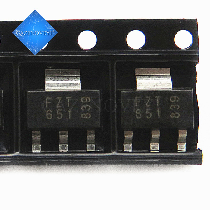 5 ชิ้น FZT605TA FZT651TA FZT653TA FZT751TA FZT968TA FZT605 FZT651 FZT653 FZT751 FZT968 SOT-223 ในสต็