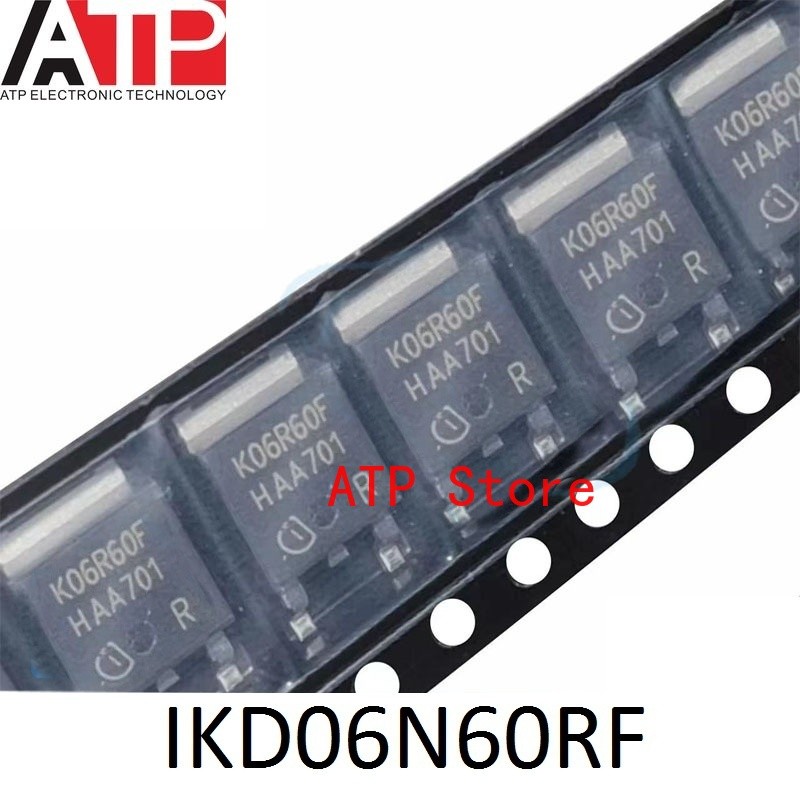 20-100PCS 100% ใหม่นําเข้าเดิม IKD06N60RF K06R06F TO-252 Trans IGBT ชิป N-CH SINGLE 600V 12A TO-252-