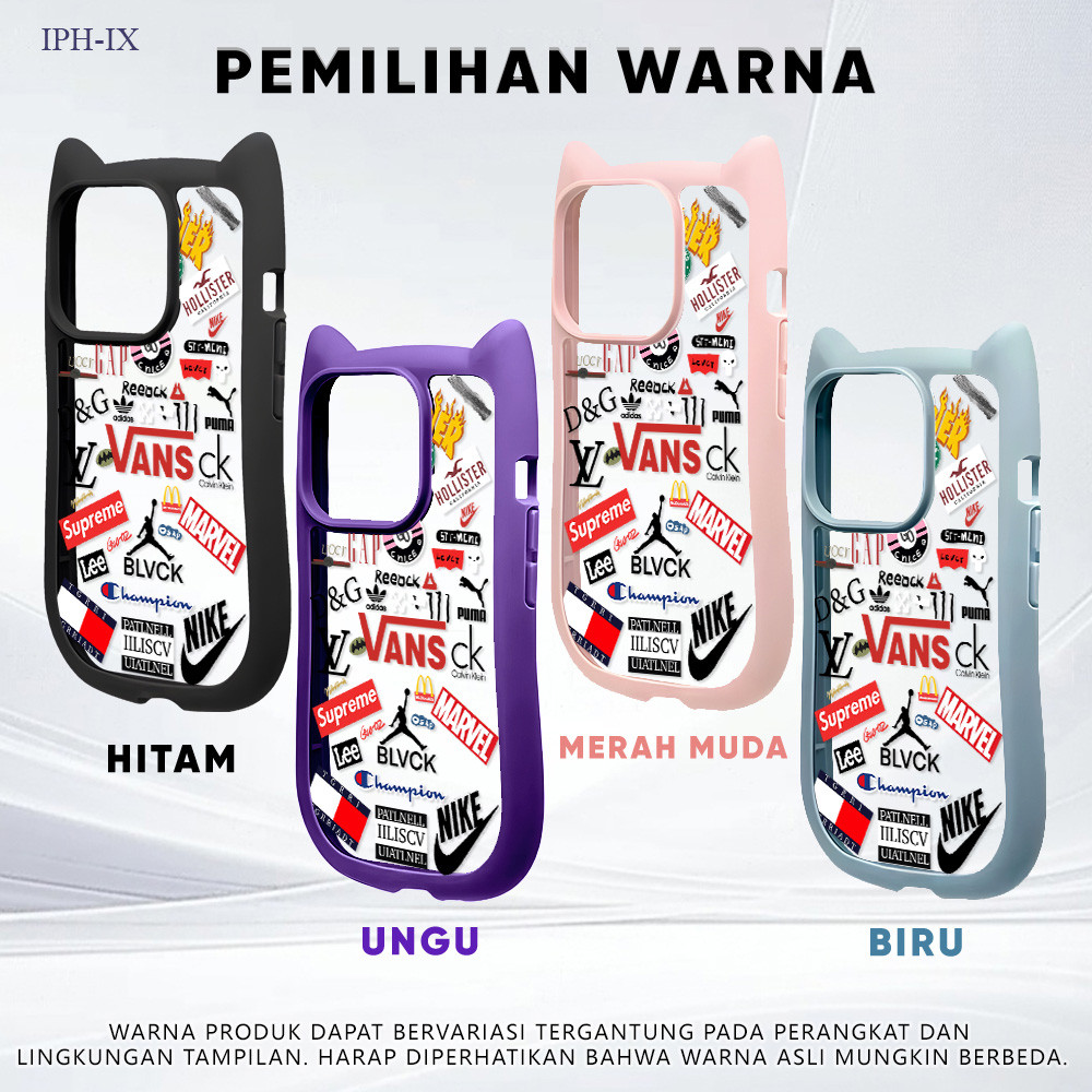 ใช้งานร่วมกับ iPhone 15 14 13 12 11 X XR XS Pro Max กรณีการ์ตูนปลอก Hp Kesing ป้องกันเลนส์ MR M01-05