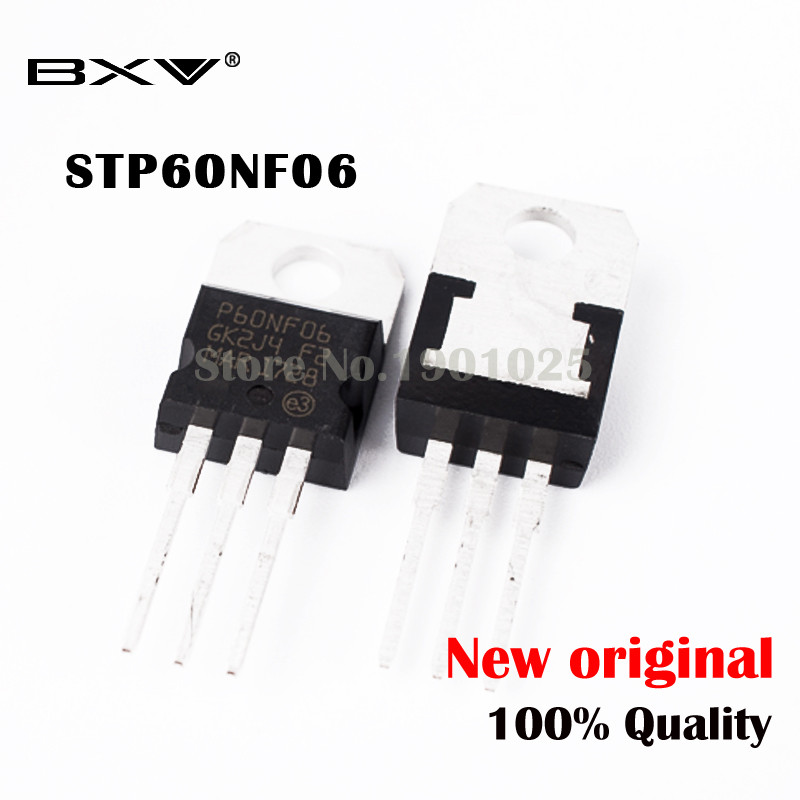 10 ชิ้น STP60NF06 P60NF06 60N06 60NF06 TO-220 วงจรรวม IC