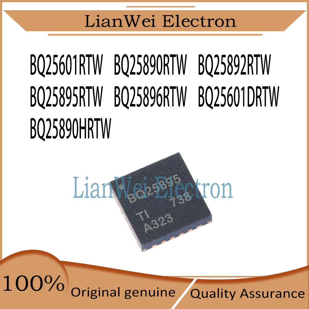 ยี่ห้อใหม่ BQ25601 BQ25890 BQ25892 BQ25895 BQ25896 BQ25601D BQ25601RTW BQ25601RTW BQ25890RTW BQ25892