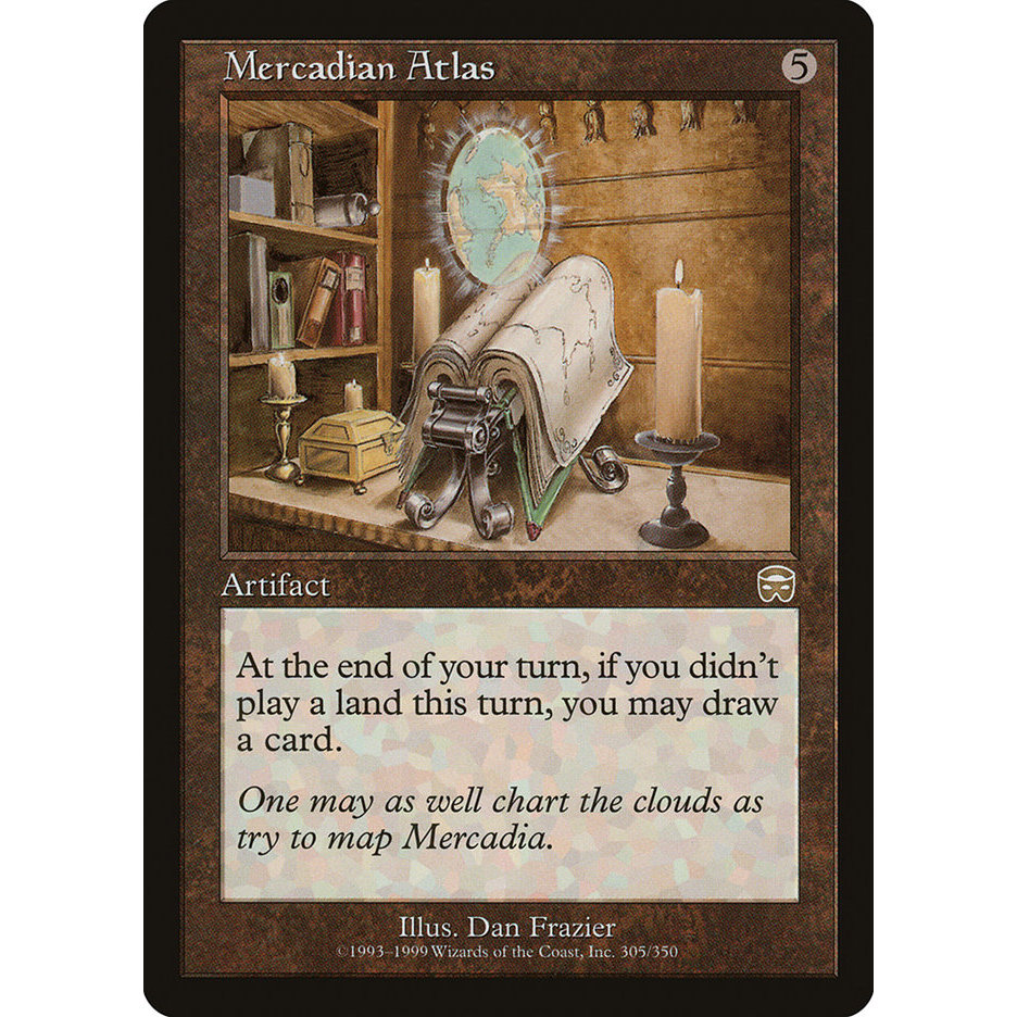 Mercadian Atlas การ์ด Magic the Gathering [MTG] ของแท้
